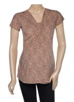 Nursing Wear - Nursing Top - Brown