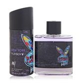 Men - Playboy New York Combo Pack of EDT Spray + Deo
