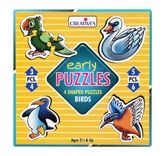 Creative's - Early Puzzles - 4 Shaped Puzzles Birds