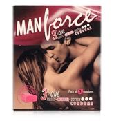 Man Force Condoms - Bubblegum Flavoured