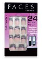 Faces Nail Favorites 24 Airbrush Nails - 2481