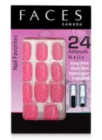 Faces Nail Favorites 24 Airbrush Nails