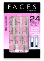 Faces Nail Favorites 24 Airbrush Nails - 2539