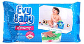 Baby Wipes - Evy Baby - Baby Wipes with Cream