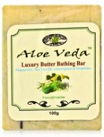 Aloe Veda Luxury Butter Bathing Bar - Peppermint Tea Tree Oil & Rosemary