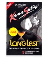 Kamasutra Longlast Condoms - Pack Of 3