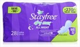 Stayfree Dry Max All Night – Ultra Thin