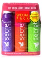 Deodorants & Anti perspirants - Secret Temptation Perfume Body Spray - Pack of 3