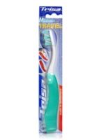 Trisa Medium Travel Toothbrush - Green