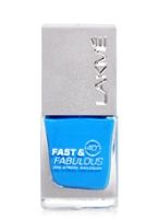 Lakme Fast and Fabulous Nail Color - 04 Aqua Blast