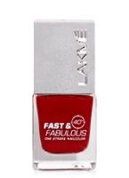 Lakme Fast and Fabulous Nail Color - 27 Crimson Scream