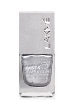 Nails - Lakme Fast and Fabulous Nail Color - 29 Silver Cloud