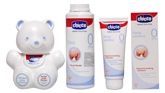 Chicco - Talcum Powder + Protective Soothing Ointment + No Tears Gentle Shampoo