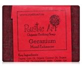 Rustic Art Geranium Organic Bathing Soap