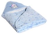 Blankets, Quilts & Wraps - 1st Step - Blue Hooded Wrapper