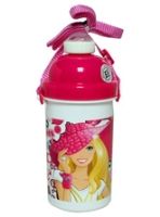 Water Bottles - Barbie - Push Button Water Bottle