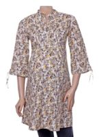 Casual Wear - Long Kurti - Yellow