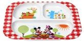 Dishes & Utensils - Three Section Plate - Mickey