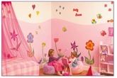 Wall Paper & Sticker - Fun To See - Funky Flowers