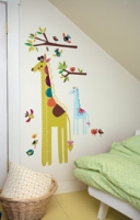 Wall Paper & Sticker - Wallies Wall Play Collection - Giraffe Growth Chart