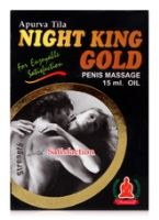 Mahaved Apurva Tila Night King Gold Penis Massage Oil 