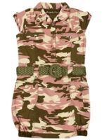 Peppermint - Short Sleeves Dress With Belt