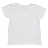 Juniors Short Sleeves Top - White