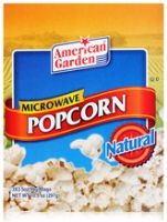 American Garden Natural Microwave Popcorn 