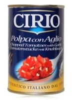 Cirio Polpa Con Aglio Chopped Tomatoes With Garlic 