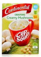 Continental Croutons Creamy Mushroom Soup 