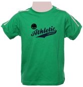 Kappa - Half Sleeves T-Shirt with Athletic Print