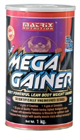 Matrix Nutrition Mega Gainer Dietary Supplement - Chocolate Flavor 