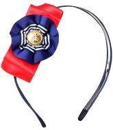 Hair Band - Blue & Red