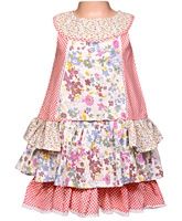 Flower Printed Sleeveless Frock