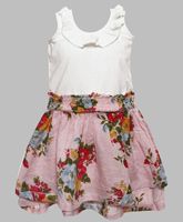 Sleeveless Frock - Flower Print