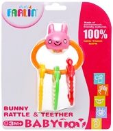 Farlin - Bunny Rattle & Teether 