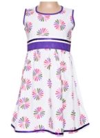 Sleeveless Frock - Flower Print
