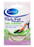 Scholl Party Feet Invisible Gel Heel Cushions