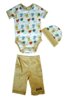 Disney - Bodysuit Pants and Cap Set