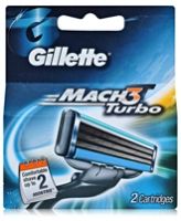 Gillette Mach Turbo 3 Turbo Cartridges 