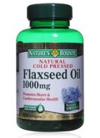 Nature's Bounty Natural Cold Pressed Flaxseed Oil - 1000 mg 