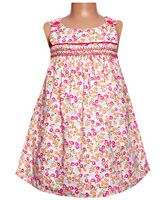 Sleeveless Dress - Flower Print