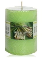 Illuminations Lemon Grass Scented Pillar Candle