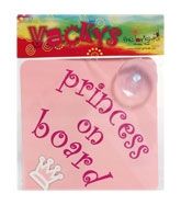 Kids Accessories - Vackys  Princess On Board