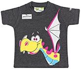 Grasshopper - Glow In Dark Half Sleeves T-Shirt With Dragon Print
