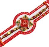 Rakhi - Om Design in Square