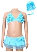 Two Piece Swimwear With Cap