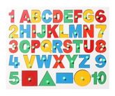 English alphabet with Number and Shapes