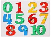 Little Genius - Number Picture Tray With Knob Board