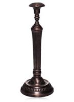 Goyal India - Candle Holder With Copper Plated Finish And Embossed Design